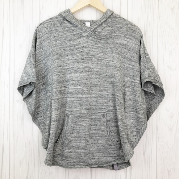 Ivivva Other - Ivivva Heathered Deep Coal Rise and Go Poncho